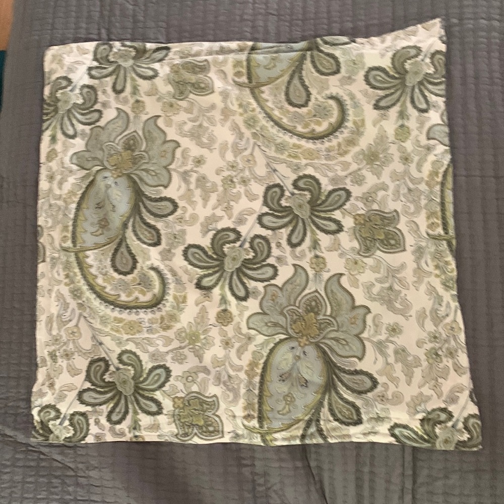 Pottery Barn Charlie Euro Sham and 2 King Shams